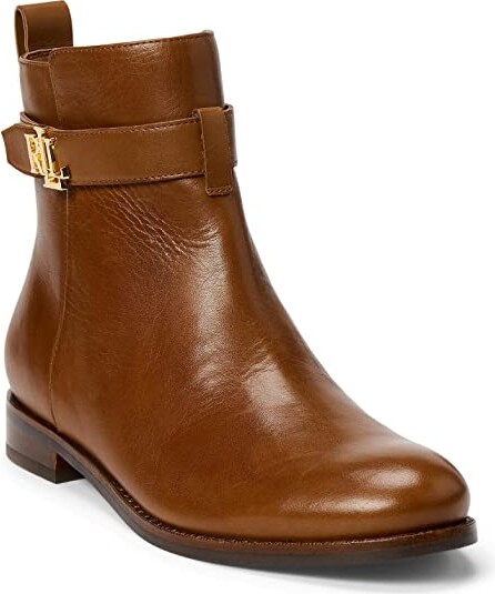 Lauren by Ralph Lauren Ankle Boots in Tan Womens Shoes Boots Ankle boots Brown 