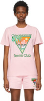 Thumbnail for your product : Casablanca Pink 'Tennis Club' T-Shirt
