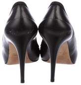 Thumbnail for your product : Chanel Leather Camellia Pumps