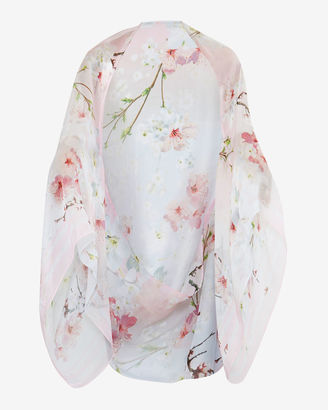Ted Baker Oriental Blossom silk cape