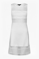 Thumbnail for your product : French Connection Manhattan Mesh Panelled Dress