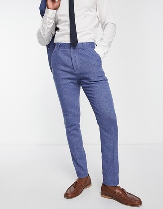 Sky Blue Linen Suit Pants | Kirrin Finch