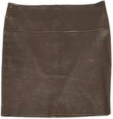 Brown Leather Skirt - ShopStyle