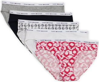 Tommy Hilfiger womens Bikini-cut and Boy Shorts Cotton Panty Multi