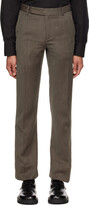 Thumbnail for your product : Cornerstone Brown Bell-Bottom Trousers