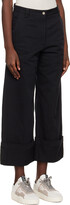 Thumbnail for your product : MONCLER GENIUS 2 Moncler 1952 Black Rolled Cuffs Trousers