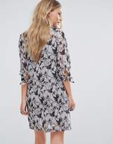 Thumbnail for your product : Bellfield Passi Tie Front Printed Shift Dress