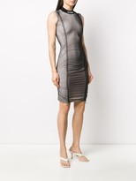 Thumbnail for your product : Heron Preston Gathered Pull Straps Dress