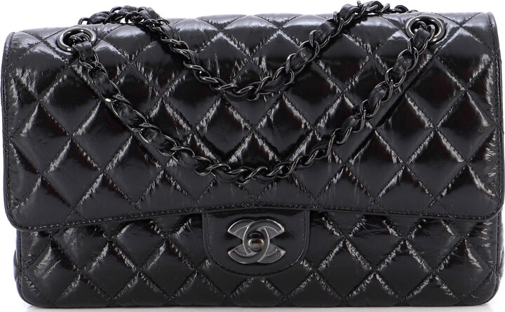 calfskin leather chanel handbag