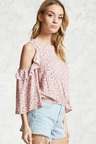 Thumbnail for your product : Forever 21 Floral Open-Shoulder Top