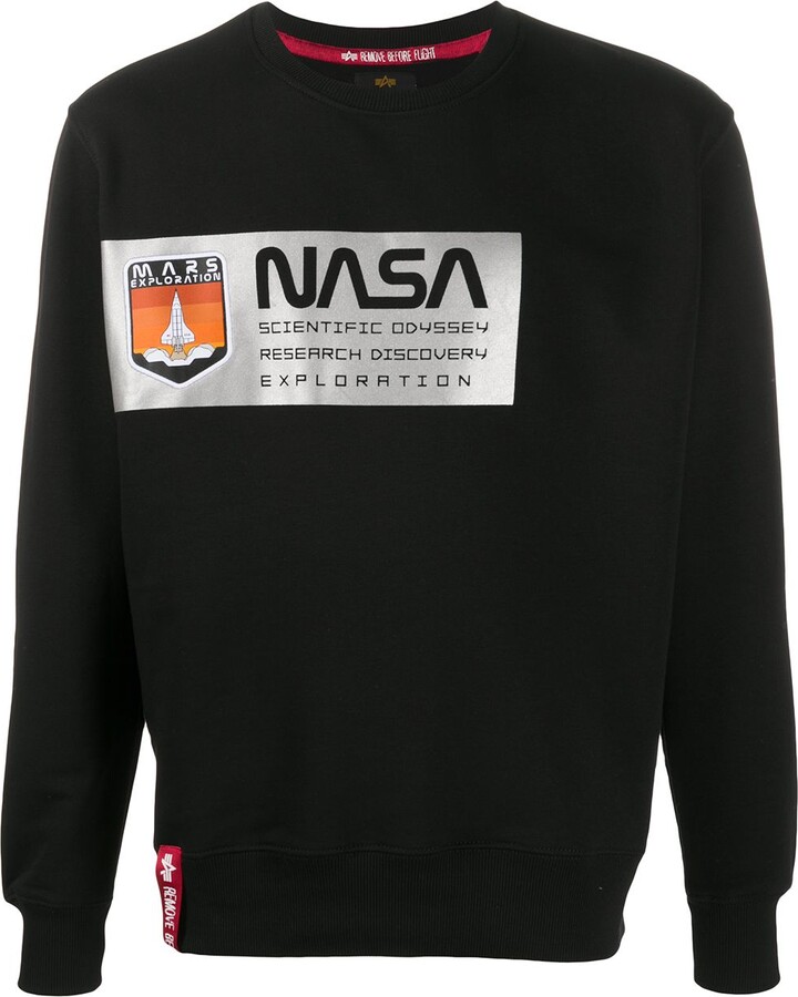 Alpha Industries Mission To Sweatshirt Mars - Hoody ShopStyle