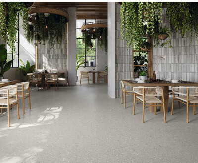 Mirrella Santi Gris 3D Terrazzo-Look 32"X32" Porcelain Tile