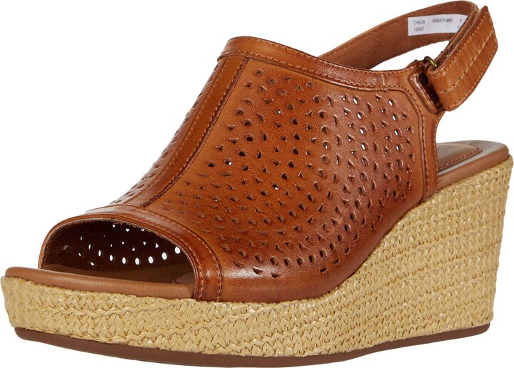 tan slingback wedges