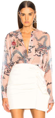 Isabel Marant Daws Top in Light Pink | FWRD