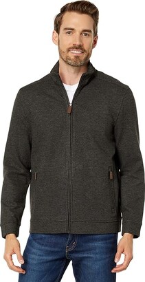 Johnston & Murphy Classic Fit Solid Stretch Full-Zip Jacket