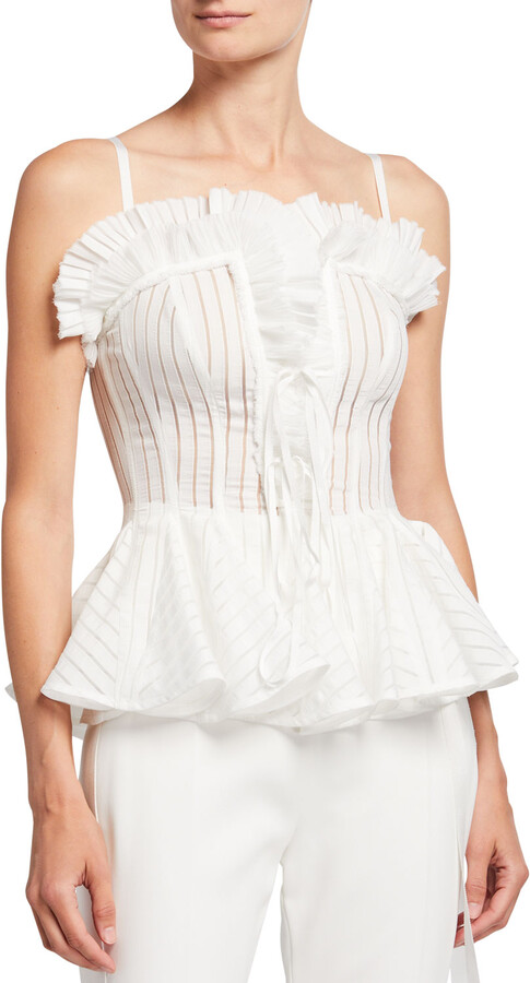 peplum bustier