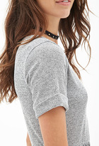 Thumbnail for your product : Forever 21 Ribbed Knit Marled Dress