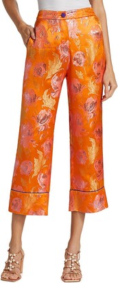 Etro Floral Jacquard Pants