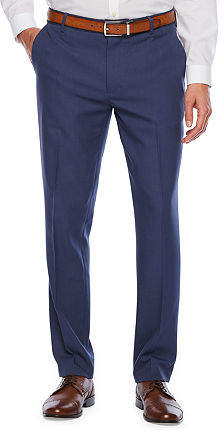 van heusen men's traveler slim fit flat front pant