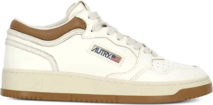 AUTRY Perforated Platform Leather Sneakers