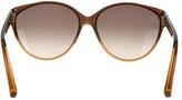 Thumbnail for your product : Saint Laurent Brown Translucent Sunglasses