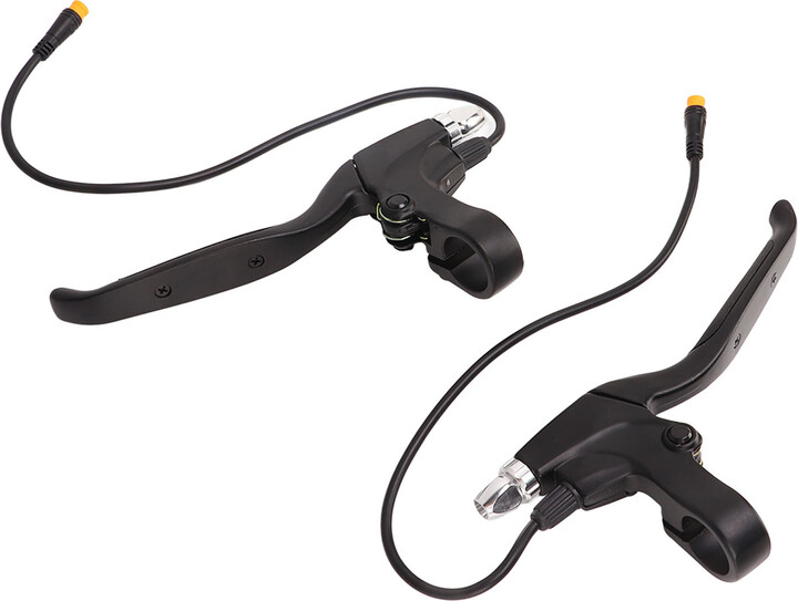 Keenso 2Pcs Electric Bike Brake Levers 32cm Wire Waterproof Interface Brake Handles for BAFANG BBSHD BBS01 BBS02 Mid Motor