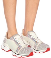 Thumbnail for your product : Christian Louboutin Orlato studded leather sneakers