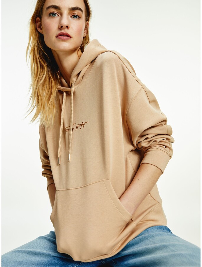 Tommy Hilfiger Relaxed Fit Logo Hoodie - ShopStyle