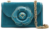 Thumbnail for your product : ODLR French Blue Velvet Tro Bag