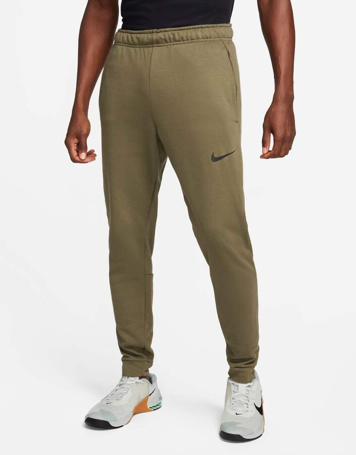 nike training dri fit tapered fleece joggers