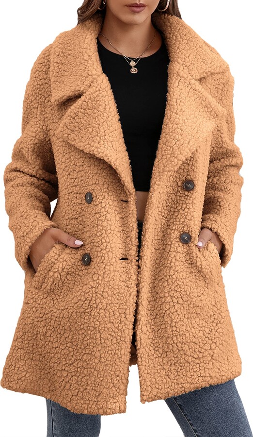 camel fuzzy jacket
