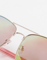 Thumbnail for your product : Jeepers Peepers Oversized Cat Eye Sunglasses
