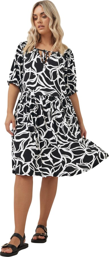 Big & Tall Blue Skull Print Graphic T-Shirt