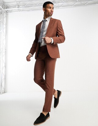 Chocolate Brown Two Button Grooms Tux And Groomsmen With Notch Lapel  Fashionable Wedding Suit For Men Jacket, Pants, Vest, And Tie XF279 From  Hxhdress, $53.37 | DHgate.Com