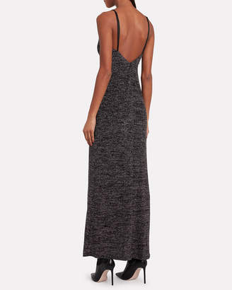 Fame & Partners Adelaide Knit Lurex Slip Dress