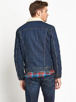 Thumbnail for your product : Levi's Denim Sherpa Trucker Jacket