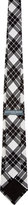 Thumbnail for your product : Alexander McQueen Monochrome Tartan Wool & Silk Tie