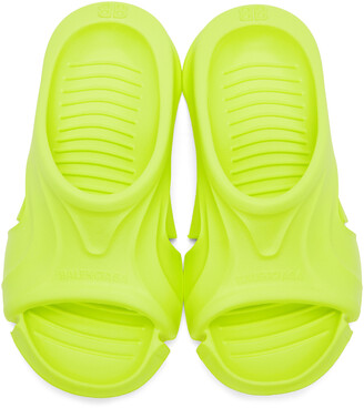 Balenciaga Yellow Mold Slide Sandals