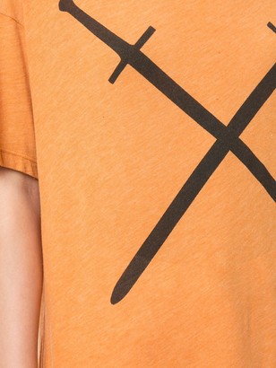 Wildfox Couture sword-print T-shirt