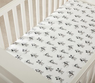 pottery barn chamois crib sheet