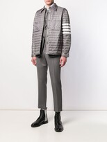 Thumbnail for your product : Thom Browne 4-Bar down fill shirt jacket