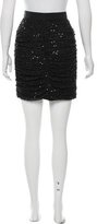 Thumbnail for your product : Dolce & Gabbana Sequin Ruched Mini Skirt w/ Tags