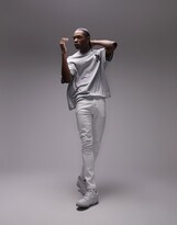 Thumbnail for your product : Topman skinny jeans in white