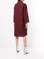 Thumbnail for your product : Portspure Checked Shirt Midi Dress