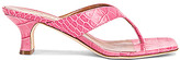 Thumbnail for your product : Paris Texas Moc Croco 45 Thong Sandal in Fuchsia