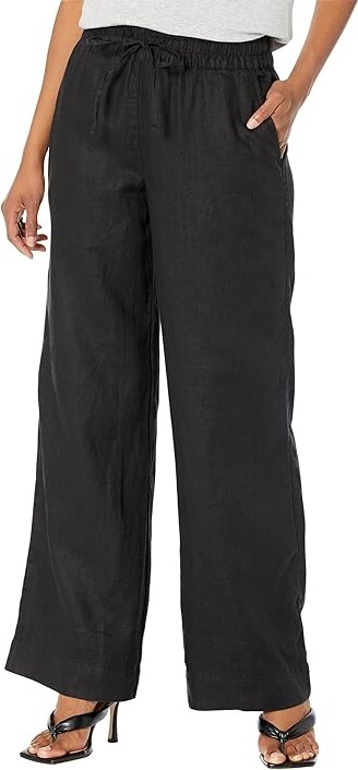 Tommy Bahama Two Palms High-Rise Easy Pants (Black) Women's Casual