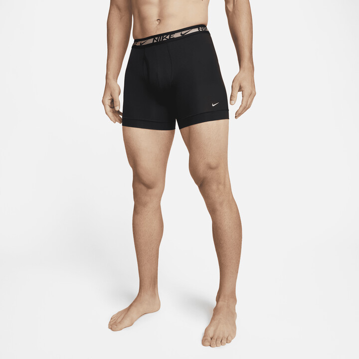 Nike Men's Dri-FIT Ultra-Stretch Micro Boxer Briefs (3-Pack) in Black -  ShopStyle