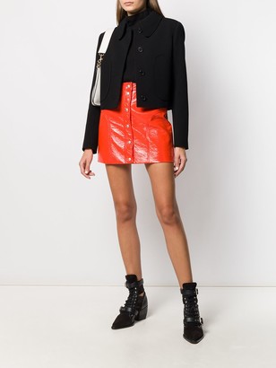 Courreges Buttoned Mini Skirt