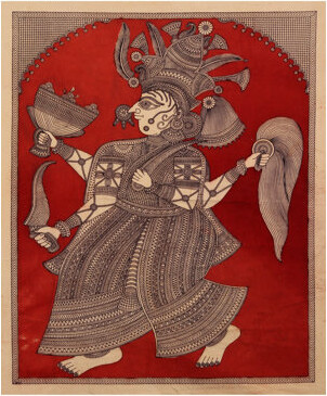 Exotic India Sagat Mata - Mata Ni Pachedi | Madarpat Cotton | By Dilip Chitara