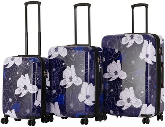 triforce floral luggage